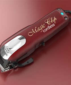 Mașină de tuns Wahl Cordless Magic Clip 5 Star, vișiniu - imagine 4
