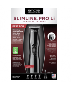 Aparat de contur Andis D8 Slimline Pro Li T-blade Trimmer-neagru - imagine 2