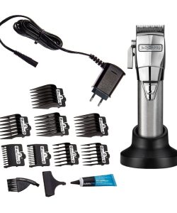 Masina de tuns Babyliss Pro 8700E Metal Clipper Crom cu acumulator si cablu - imagine 3