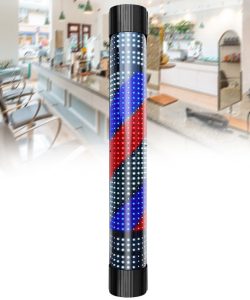 Reclama ( sigla ) luminoasa Barber Shop cu LED  ( BARBER POLE ) 120CM - imagine 9