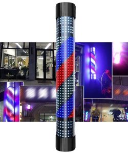 Reclama ( sigla ) luminoasa Barber Shop cu LED  ( BARBER POLE ) 120CM - imagine 6