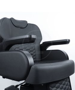 Scaun Frizerie / Barber shop Boss Black - negru - imagine 3