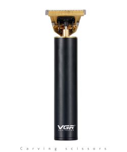 Aparat de tuns profesional pentru contur VGR V 087 , fara fir , incarcare USB , negru