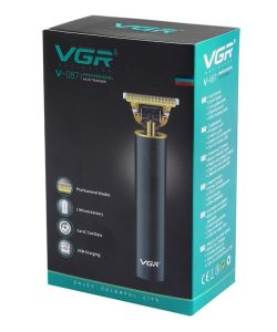 Aparat de tuns profesional pentru contur VGR V 087 , fara fir , incarcare USB , negru - imagine 6