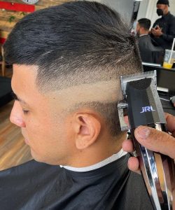 Masina de tuns JRL Fresh Fade 2020C Gold cu lame Fade - imagine 6