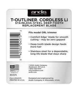 CUTIT GTX PENTRU MASINA DE CONTUR ANDIS T-OUTLINER CORDLESS - imagine 3