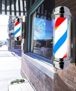 Reclama luminoasa frizerie - BARBER POLE - imagine 4