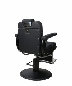 Scaun frizerie - New York - Negru - imagine 3