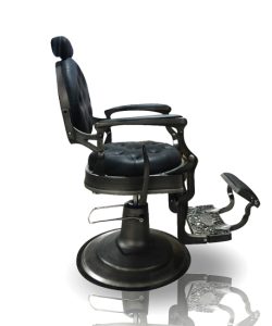 Scaun frizerie - Washington - Negru - imagine 4