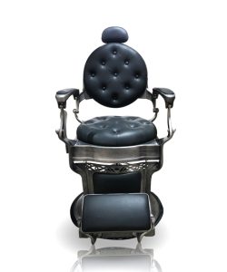 Scaun frizerie - Washington - Negru - imagine 2