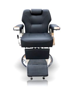 Scaun frizerie Florida - Negru - imagine 5