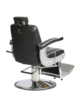 Scaun frizerie Boston - Negru - imagine 2