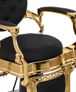 Scaun frizerie Miami - Negru - imagine 9