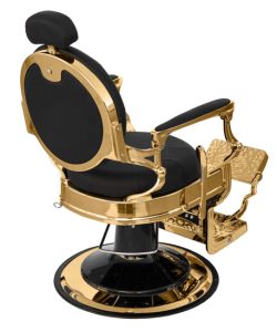 Scaun frizerie Miami - Negru - imagine 5
