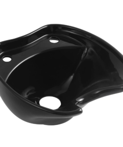 Chiuveta (bazin ceramica) negru pentru unitate de spalare (scafa)