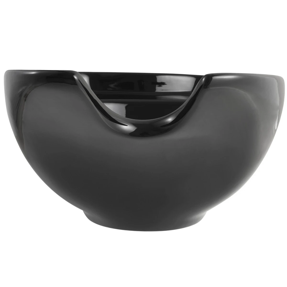 Chiuveta (bazin ceramica) negru pentru unitate de spalare (scafa) - imagine 4