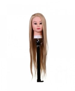 CAP PRACTICA MANECHIN COAFOR PAR BLOND 70CM + SUPORT