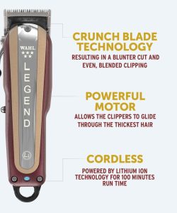 Masina de tuns Wahl LEGEND Cordless - imagine 5