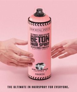 IMMORTAL Fixativ BETON – Fixativ cu fixare flexibila si aspect mat – 500ml - imagine 3