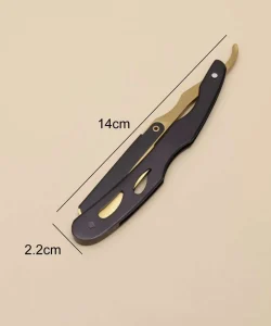 Brici metal negru-gold - imagine 2