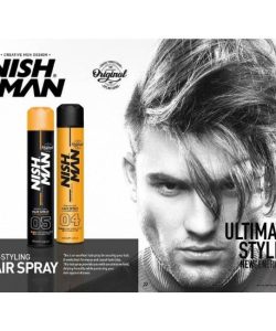 Fixativ puternic NISH MAN 04 - 400 ml - Galben - imagine 2