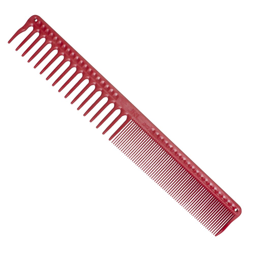 Pieptene frizerie/coafor - JRL - J302 - Rosu