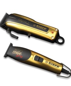 Set GOLDEN COMBO - KIEPE - Masina de tuns Rivale 6315 + Masina de contur Zero Estremo pro 6324