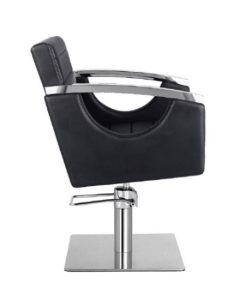 Scaun pentru coafor - MIRPLAY - FANDY - Negru - imagine 3