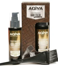 Vopsea de barbă Agiva 125ml – șaten - imagine 2