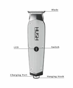Masina de contur - HUSH PROFESSIONAL - HU22T - 7.000 RPM - fara fir - imagine 7
