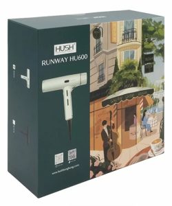 Uscator de par - HUSH PROFESSIONAL - HU600 - 95.000 RPM - Alb - imagine 3