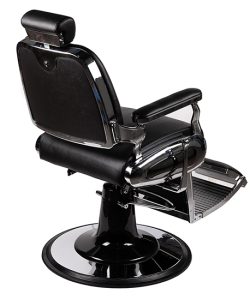 Scaun frizerie - Santa Fe - Negru - imagine 5