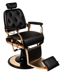 Scaun frizerie - Juarez - Negru - imagine 3