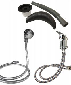 Set accesorii unitate de spalare (scafa) robinet+dus+furtun scurgere+dop - imagine 2