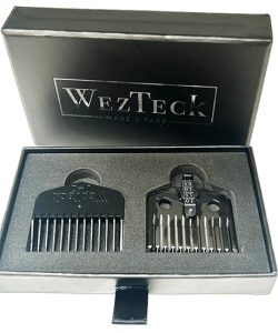 Lama fixa - WEZTECK - pentru masina de tuns - cu gratar reglabil inclus - Negru - imagine 2