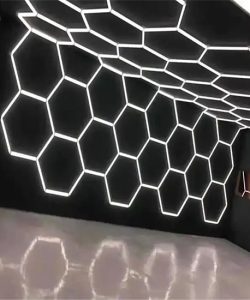 Lumini LED hexagonale, tip fagure – 4,84 × 2,43 m - imagine 8