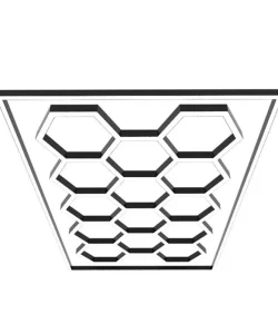 Lumini LED hexagonale, tip fagure – 4,84 × 2,43 m - imagine 3