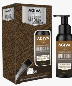 Vopsea de barba semipermanenta - AGIVA - saten