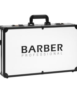 Geanta frizerie transport si depozitare BARBER Alb+Negru