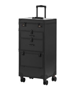 Geanta (troler) frizerie transport si depozitare BARBER V21 Negru
