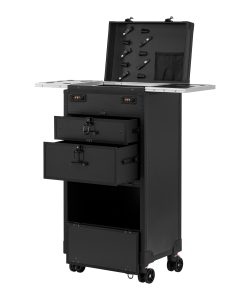 Geanta (troler) frizerie transport si depozitare BARBER V21 Negru - imagine 5