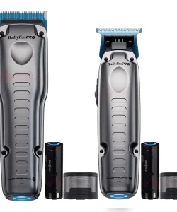 Set BaBylissPRO FXONE Lo-Pro, mașină de tuns și trimmer, gri - imagine 2