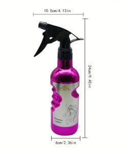 Pulverizator apa ERGONOMIC coafor frizerie 500 ml Roz - imagine 2
