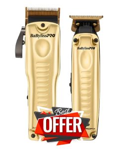 Set combo masina de tuns + masina de contur – BaBylissPro – Lo-ProFX – Gold