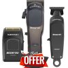 Set Gamma+ Boosted3 mașină de tuns, contur și aparat de ras, negru