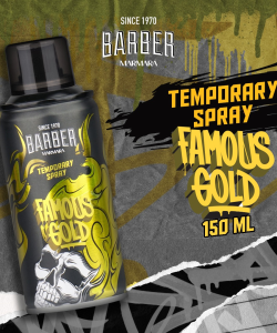 Alternative view of Spray colorant de păr Marmara Famous Gold, auriu, 150 ml