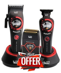 Set combo Lim Hair Devourer – mașină de tuns + aparat de contur + aparat de ras