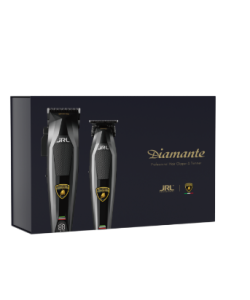 Set JRL Lamborghini Diamante, 2025C + 2025T, mașină de tuns și aparat de contur, negru - imagine 2