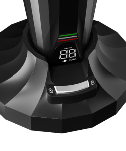 Set JRL Lamborghini Diamante, 2025C + 2025T, mașină de tuns și aparat de contur, negru - imagine 4