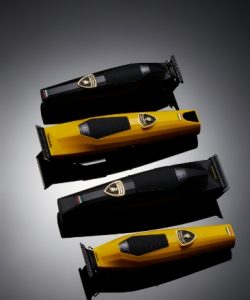 Set JRL Lamborghini Diamante, 2025C + 2025T, mașină de tuns și aparat de contur, negru - imagine 11